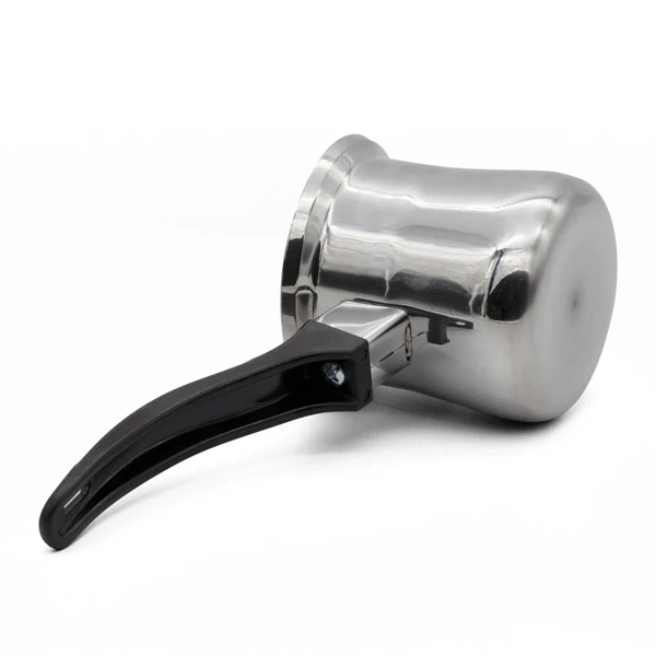 Turkish Czeve Coffee Pot Stainless Steel - Image 2